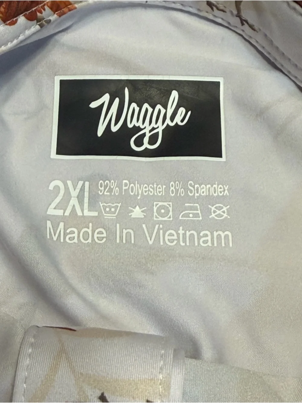 Waggle Polo Shirt Mens 2XL Hunting Pheasant Print Performance Stretch Golf AOP - Picture 3 of 7
